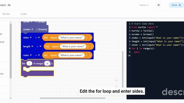 Learn Creating Shapes in Python using variables and Turtle 3. смотреть онлайн