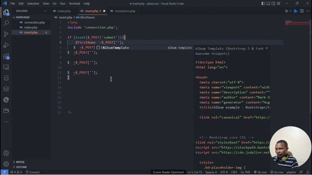 PHP CRUD- INSERT DATA TO DATABASE PART 3. смотреть онлайн