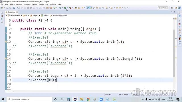 Consumer FI with Example ||Functional Interfaces - Consumer | Java 8 features for Beginners смотреть онлайн
