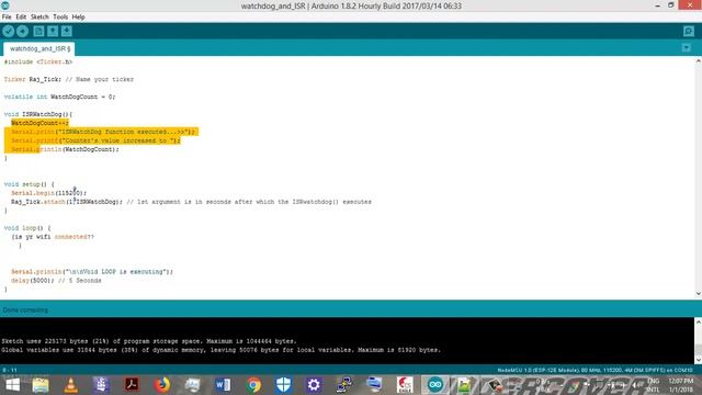 Easiest implementation of Watchdog Timer and ISR in ESP8266 or NodeMCU using Arduino IDE, 2018 смотреть онлайн