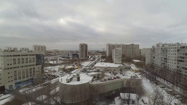 Бибирево - Алтуфьево Timelaps 1 час за минуту