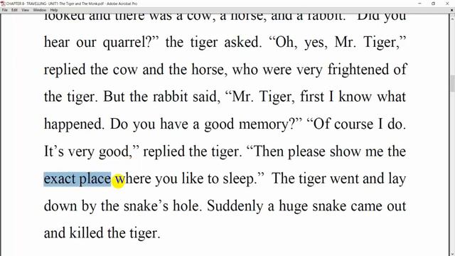 English Book 4 | Chapter 8 | Unit 1- The Tiger and The Monk смотреть онлайн