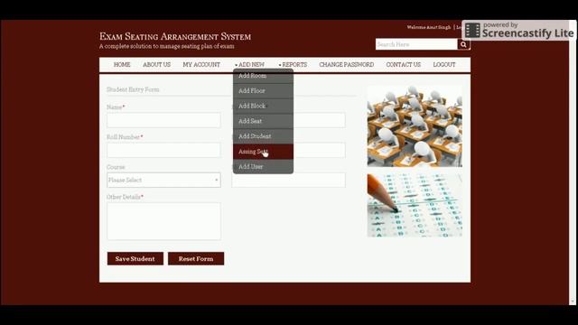 Java and JSP Project on Exam Seating Arrangement System смотреть онлайн