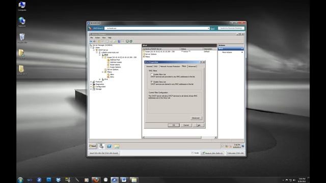 DHCP Security options, Authorization, MAC Filtering смотреть онлайн