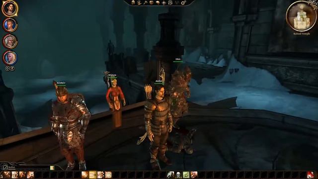 Dragon Age Origins l Rogue l Part 18 l This temple is massive смотреть онлайн