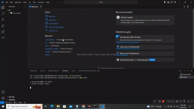 How to open react app project in vs cod | and in live server | google chrome смотреть онлайн