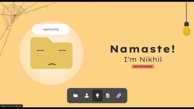 Personal Portfolio Website using React JS | Nikhil Notse. смотреть онлайн