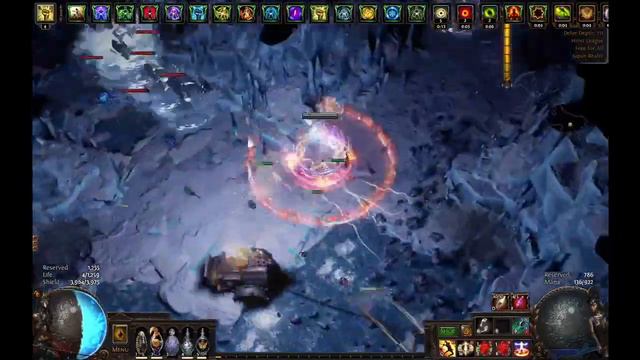 build poe 3.12 aura stack. 90 all Resistance. reduc damager physical 54%. 4k shield 9.5m dps смотреть онлайн
