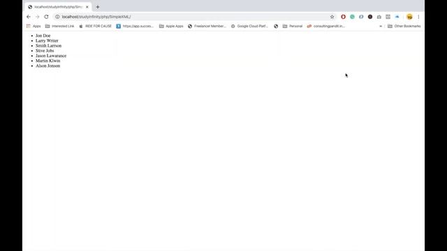 Reading data from XML file in PHP смотреть онлайн