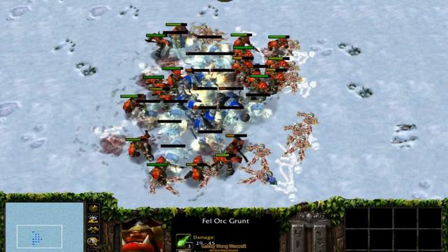 33 Spirit Walker (100 Food) vs 33 Fel Orc Grunt (100 Food) Fully Upgrade 1080p смотреть онлайн