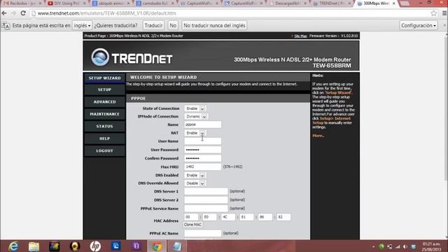 Configuración Router ADSL TRENDNET TEW 658BRM смотреть онлайн