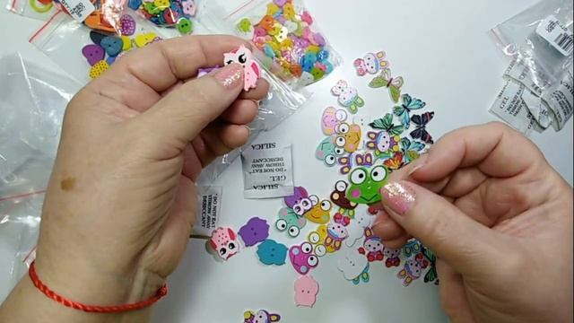 Посылка из Китая с очень красивыми ПУГОВКАМИ.
