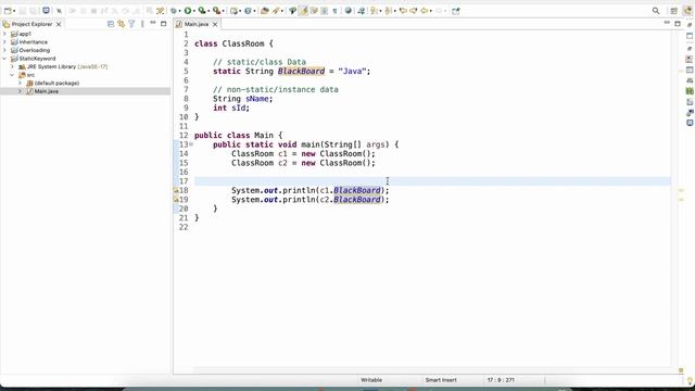 #13 Static and Instance Variable in Java | Static Keyword | Object Oriented Programming #java #oops смотреть онлайн