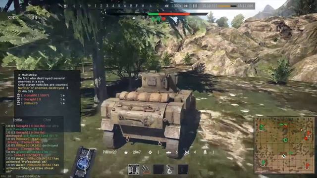 War Thunder Game 14 - M3A1 Stuart "Warrior Scout" смотреть онлайн