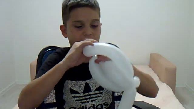 Как сделать лебедя из воздушных шаров. смотреть онлайн