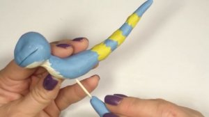 Как слепить дракона?  Громгильда из пластилина.