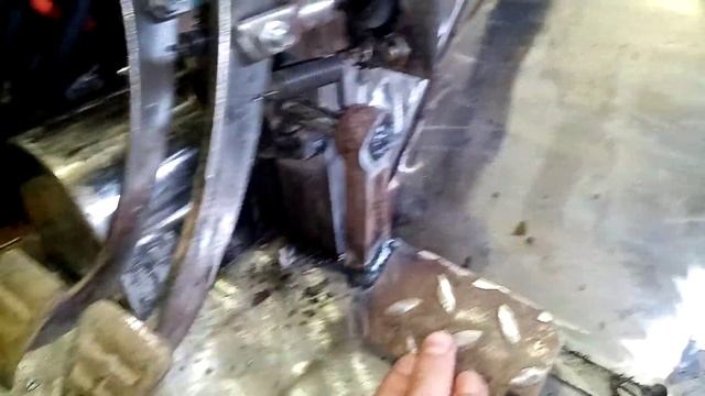 Обзор установки троссов газа и подсоса на самодельном минитракторе смотреть онлайн