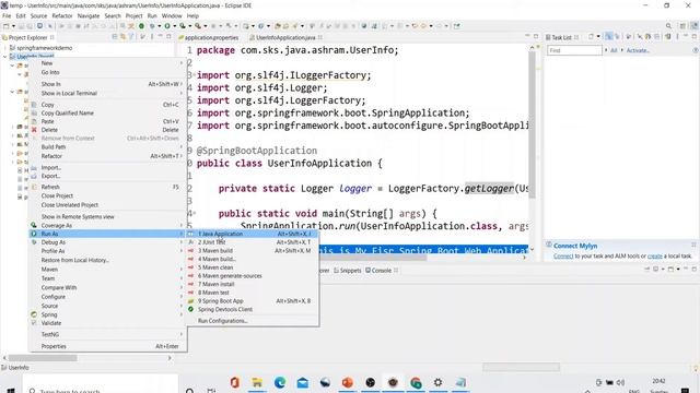Step 06 : Your First Spring boot Application смотреть онлайн
