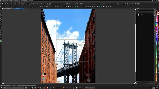 Corel Photo Paint 2019:  New Interactive Perspective & Straighten Tool + Cropping CorelDRAW Tutoria