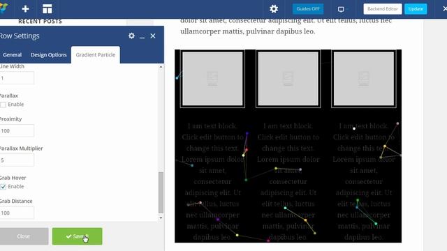 VC Row Background Gradient Particle – Preview смотреть онлайн