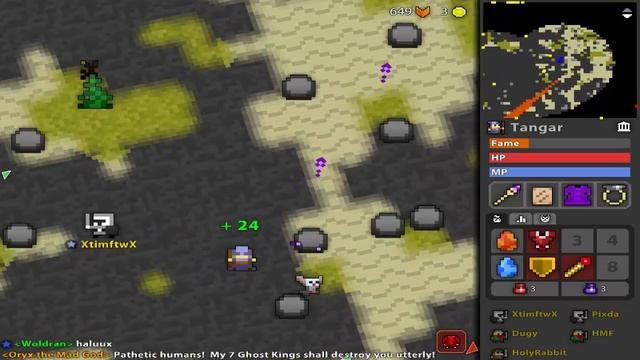 Realm of the Mad God #17 — RotMG letsplay — собираем яйца и зелья в землях богов (20 lvl wizard) смотреть онлайн