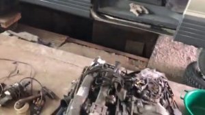 Toyota. Estima Emina. Естима Емина. Дизель 2.2. Замена двигателя. 1 часть.