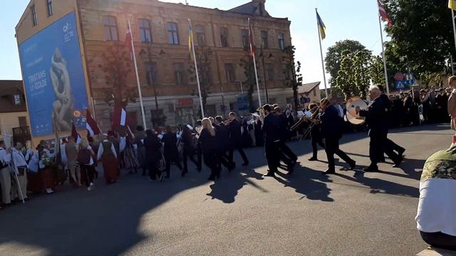 Dziesmu svētki ieskaņas koncerts Cēsīs pūtēju orķestris Cēsīs смотреть онлайн