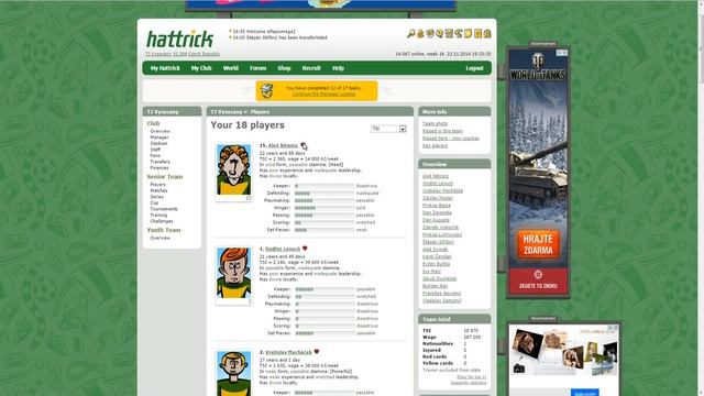 Let's Play Hattrick - Football Manager - Part 01