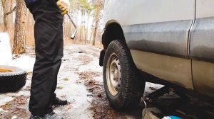 Как поменять колеса в лесу 2123. Шины Cordiant All Terrain