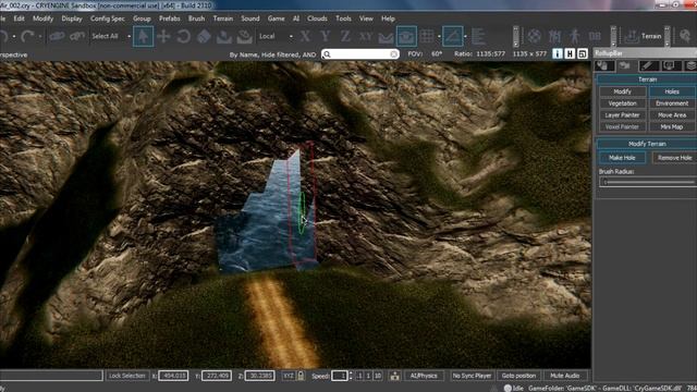 CryEngine 3 Пробиваем Terrain для туннеля, или пещер урок 08 смотреть онлайн