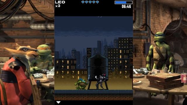 [Java Mobile Game] Teenage Mutant Ninja Turtles: Power Of Four смотреть онлайн