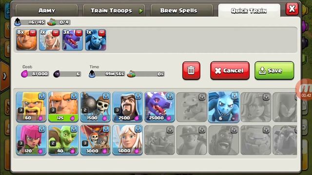 Th7 attack strategy with level 1 dragon and rage newone смотреть онлайн