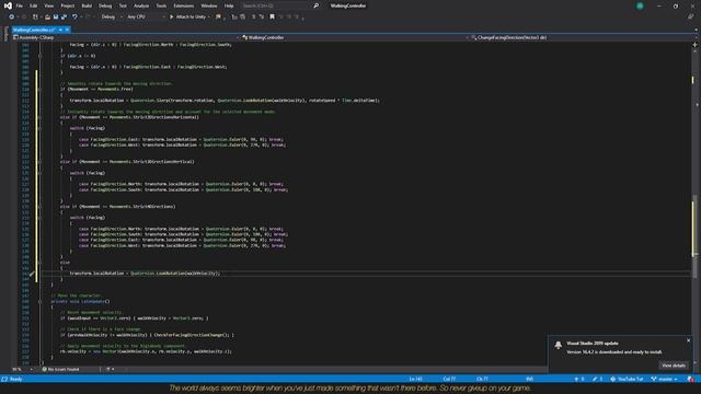 Unity - New Input System 2019 Tutorial #03 - Create A Walking Controller for ANY Movement Types смотреть онлайн