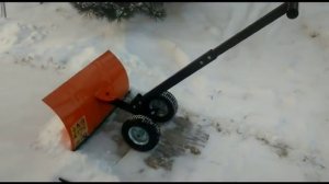 Смарт   лопата для чистки снега на колесах