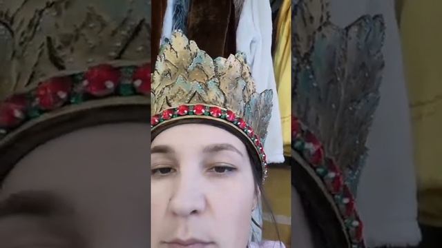 The Krown.Handmade.Готовая корона для хозяйки медной горы. 2 - часть.?