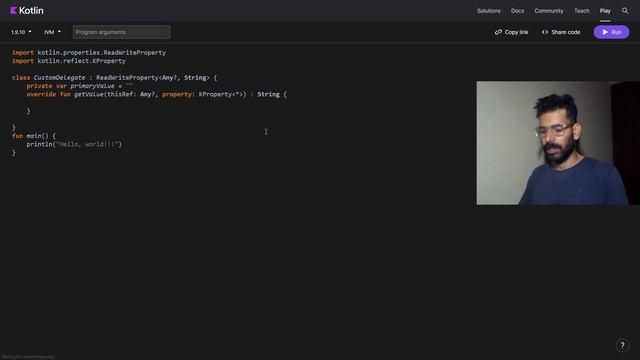 Custom Delegate (Delegated properties) in Kotlin смотреть онлайн
