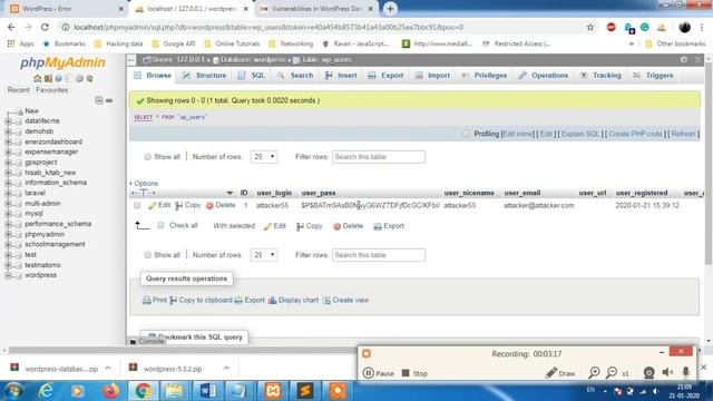 CVE-2020-7048 PoC | WordPress Database Reset Plugin Vulnerability смотреть онлайн