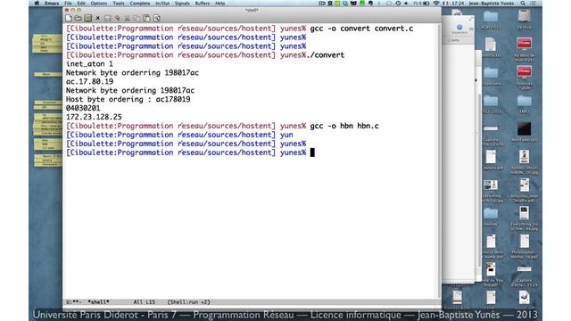 Cours programmation socket (réseau) n°5 - TCP en langage C смотреть онлайн