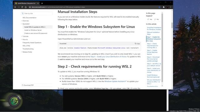 Installing TensorFlow-GPU 2.4.1 on WSL2 смотреть онлайн