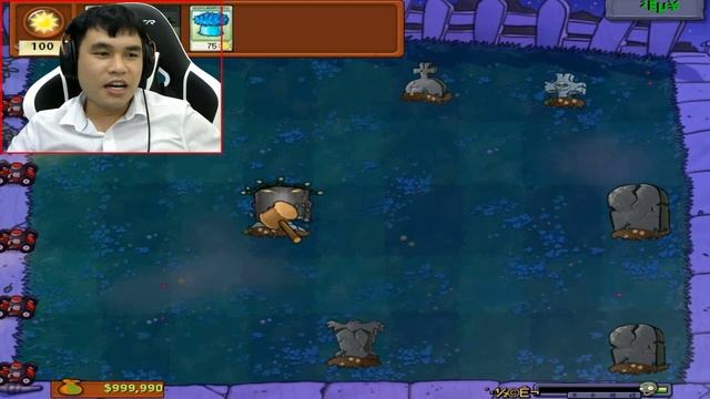 Plants Vs Zombies Hard Mode Mod Mini-Game : Whack A Zombie смотреть онлайн