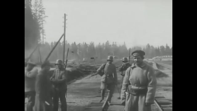 Кинохроника. 1918 г. Орша. Возвращение беженцев. Orsha. Return Of Refugees