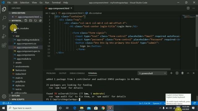 How to Install and Add Bootstrap for Angular Project | LOGIN FORM смотреть онлайн