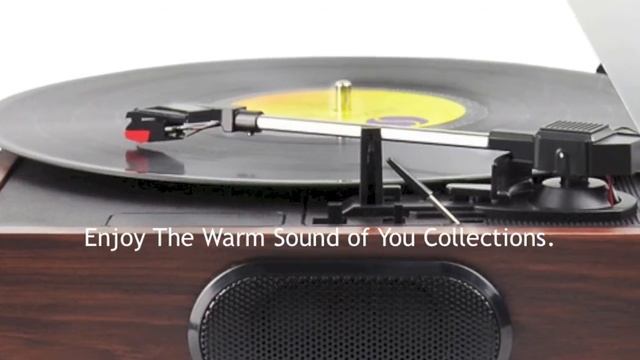 mbeat Vintage 2-In-1 USB Turntable and Cassette Record Player смотреть онлайн