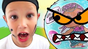 КРАСНЫЙ ШАР МИСТЕР МАКС спасает Катю от ЛОЛ, мультик игра Детский летсплей #20