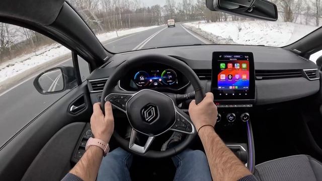 NEW Renault Clio V 2024 [Hybrid 1.6 E-Tech 145HP]|0-100| POV Test Drive #1937 Joe Black смотреть онлайн