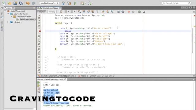 If...Else Statement vs Switch Statement | Java Tutorial 9 смотреть онлайн
