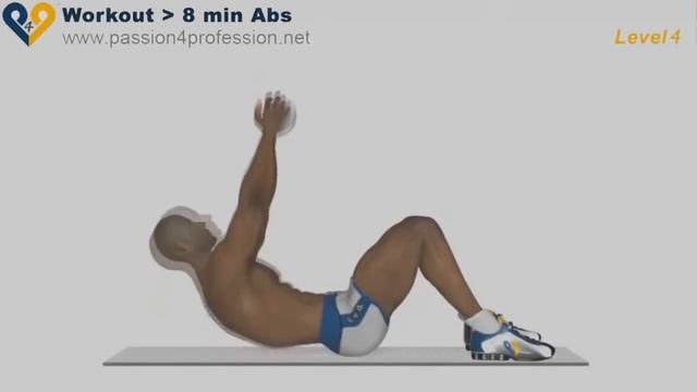 Как накачать пресс за 8 минут - Уровень 4 Abs Workout смотреть онлайн
