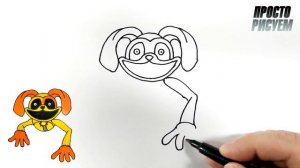 Как нарисовать Догдей из Поппи Плейтайм 3