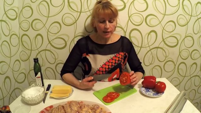 Свинина запеченная в духовке простой праздничный рецепт на ужин! смотреть онлайн