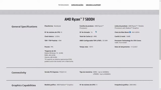 Lenovo Legion 5 82QJ0000BR RTX 3050 AMD Ryzen 7 5800H TELA 120 HZ смотреть онлайн